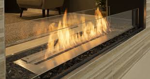 This unique fireplace can be installed one of two. Flex 158db Bx2 Double Sided Fireplace Insert Ecosmart Fire