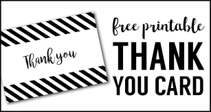Find great deals on ebay for black and white thank you sticker. Free Thank You Cards Print Free Printable Black And White Thank You Card Paper Trail Design Teacher Thank You Cards Printable Thank You Cards Printable Thank You Notes