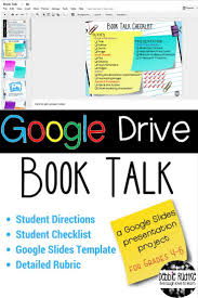 Digital Book Talk Project For Google Slides Distance Learning Drive Book Book Talk Reading Classroom