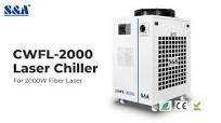 Air Cooled Water Chiller System CWFL 2000 for 2KW Fiber Laser Metal Cutter