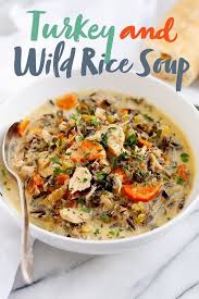 Cream Of Turkey And Wild Rice Soup Recipe Turkey Soup Recipe Leftover Turkey Recipes Healthy Soup Recipes