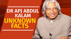 unknown facts about apj abdul kalam