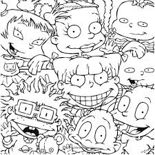 Ren höek and stimpson j. Nickelodeon The Splat 90s Adult Coloring Book Shopee Philippines