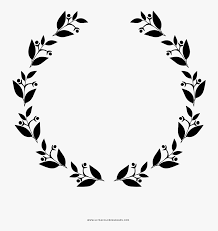 Christmas wreaths and flowers are just a few of the many coloring sheets and pictures in this section. Laurel Wreath Coloring Page Flower Wreath Coloring Page Hd Png Download Kindpng