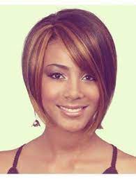 Short Bob Haircut Wig With Side Bangs For Black Women Buy Chin Length Wig Short Bob Hairstyles Short Hair Styles African American Hair Styles