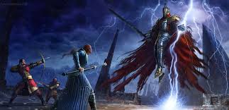 Lord Of The Rings War In The North Characters Fellowship Fighting Agandaur Art Art Gallery Movie Art