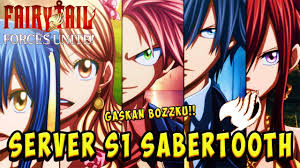 Resmi Rilis Fairy Tail Forces Unite Gas Server 1 Sabertooth Gaskan Bozzku D Youtube