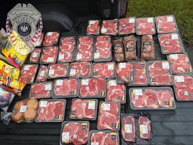 Slidell police arrest Mississippi duo after $1,500 in stolen meat found  during traffic stop