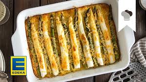 Spargelauflauf Rezept Spargel Mit Sauce Hollandaise Kartoffeln Kase Im Ofen Uberbacken Edeka Youtube