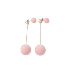 Compre Party Accessories Plush Ball Drop Dangle Earrings Pom Pom Earring Drop Earrings Faux Fur Pompon Barato Frete Gratis Avaliacoes Reais Com Fotos Joom