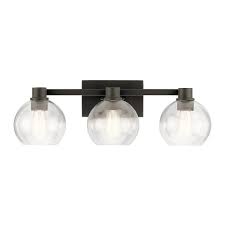 The way you light your home is important, and vanity lights can add a beautiful touch to many rooms in your home. Kichler Harmony 3 Light Bronze Transitional Vanity Light Lowes Com In 2021 Vanity Lighting Bathroom Vanity Lighting Bath Vanity Lighting