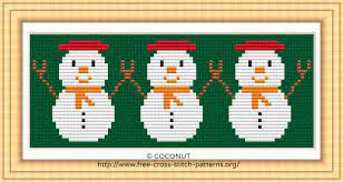 Go cross stitch crazy with our huge selection of free cross stitch patterns! Printable Free Snowman Cross Stitch Patterns Novocom Top