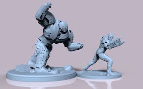 The marvel cinematic universe (mcu) media franchise features many fictional elements including locations, weapons, and artifacts. Wladimir Kovalenko Avengers Infinity War Hulkbuster And Iron Man Sculptures For 3d Print