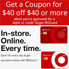 We did not find results for: Target Redcard 40 Off 40 Target Coupon When You Are Approved