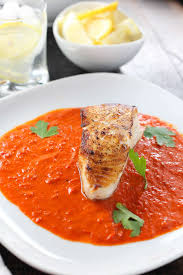 Add taco seasoning and stir for 2 minutes. Pan Roasted Chilean Sea Bass With Roasted Red Pepper Sauce Girl And The Kitchen