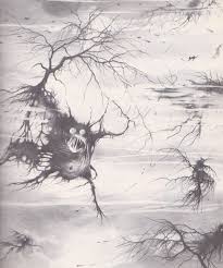 Horror Illustration By Stephen Gammell For Halloween Poems 1989 Scary Art Creepy Images Art