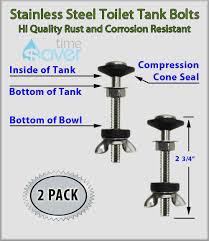 A direct replacement seal which fits the universal fluidmaster 400a toilet fill valve, the no. Stainless Steel Toilet Tank Bolts Set Of 2 Water Saver Products