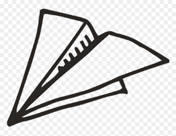 It's just not going to this is the perfect middle ground between simple and complex recreational paper aircraft. Paper Plane Doodle Png Transparent Png Vhv
