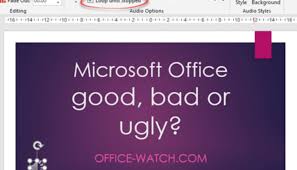 Audio Tricks And Traps In Powerpoint Office Watch