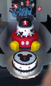 Mickey Mouse 1st Birthday Mickey Mouse Birthday Cake Mickey Mouse First Birthday First Birthday Cakes