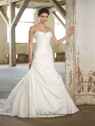 Strapless Sweetheart Ruched Bodice Simple Wedding Dresses Wedding Dresses Fall 2015 Wedding Dresses Online Wedding Dress