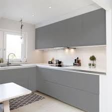 Cuisine Grise 15 Facons D Adopter Cette Couleur Deco Cuisine Grise Peinture Meuble Cuisine Cuisine Gris