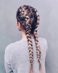 Two Side Braids Hair Styles Braided Hairstyles Hair Inspiration