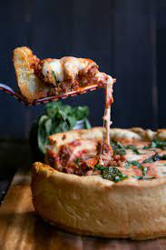 My Favorite Deep Dish Pizza Recipe Ambitious Kitchen Recipe Deep Dish Pizza Recipe Chicago Style Deep Dish Pizza Recipes