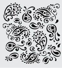 I suppose a designer could spend their entire career just working with this simple shape. Shop Plaid Folkart Handmade Charlotte Stencils Paisley Delight 30948 30948 In 2021 Paisley Stencil Stencil Patterns Stencil Fabric