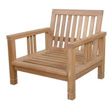 Anderson Teak South Bay Teak Patio Chair Contemporary Outdoor Lounge Chairs Lounge Chair Outdoor Patio Chairs