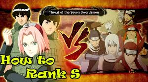 Shizuma's swordsmen collect the remaining swords from the vault, triggering the activation of several security puppets, which they destroy with the swords. Naruto Ultimate Ninja Storm 3 How To Get Rank S Seven Swordsmen Of The Mist Boss Battle Legend Guide Youtube