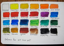 Sakura Koi Watercolour Field Sketch Set