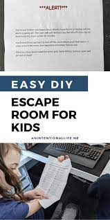An Easy Diy Escape Room For Kids An Intentional Life Escape Room For Kids Escape Room Diy Escape Room