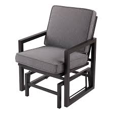 Located in van nuys, ca. Mainstays Moss Falls Patio Glider Chair With Gray Cushions Walmart Com Walmart Com