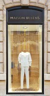 Maison Ullens Store Paris Oma Tessellated Curtain Elisa Strozyk Store Design Maison Store Interior