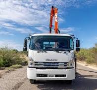 The Isuzu FTR Derate Crane Truck delivers the power ...