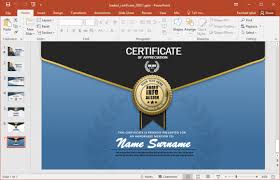 Disamping template sertifikat mircosoft word mudah anda juga simple untuk memakainya bahkan mudah tinggalkan gunakan frame dan buat tulisan saja langkah langkah admin jelaskan. Animated Certificate Design Presentation Template Fppt