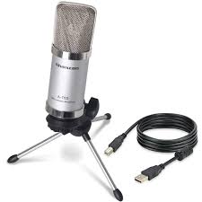 Usb Microphone Alvoxcon Unidirectional Condenser Mic For Computer Pc Mac Windows Podcasting Vlog Youtube S Usb Microphone Microphone Computers For Sale