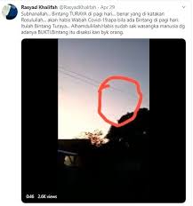 Sudah tau ceritanya kenapa kok tai kucing terasa coklat??? Cek Fakta Penjelasan Munculnya Bintang Tsurayya Yang Diklaim Pertanda Akhir Corona Merdeka Com