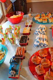 Thomas The Train Birthday Party Food Ideas Choo Choo Jack Is Two Train Birthday Party Food Thomas Birthday Parties Thomas The Train Birthday Party