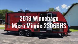 05:26 this micro minnie comes with the offroad, extreme weather, and heated & enclosed tanks packages. 2019 Winnebago Micro Minnie 2306bhs At Winnebago Motor Homes In Rockford Il Youtube