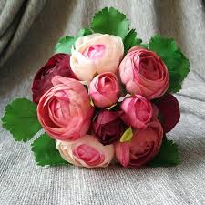 Silk Peony Bouquet Artificial Camellia Flower Bouquet For Etsy Silk Peonies Bouquet Camellia Flower Silk Peonies