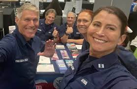 Dania Beach, Fla. February 14th to 16th, 2025. Flotilla 39, Dania Beach  wrapped up a very successful Boat and RV show at Bass Pro Shops in Dania  Beach. Meeting with many boaters,