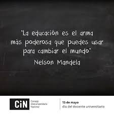 Este saludo es especialmente para el cuerpo docente de la carrera archivistica de la provincia, en un esfuerzo y un desafío conjunto. Dia Del Docente Universitario