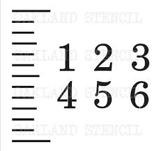 24 growth chart ruler diy metric free silhouette cut file