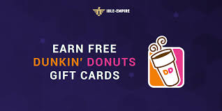 (1.0) out of 5 stars. Earn Free Dunkin Donuts Gift Cards In 2021 Idle Empire