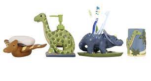 Shop kids bath & accessories for great range and pricing at target australia. Dinosaur Kids 4 Piece Bathroom Accessory Set Kids Bathroom Accessories Bathroom Accessories Sets Little Boy Bathroom