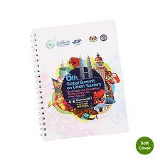 Custom printed notebooks are also a great way to keep your brand in front of your clients with constant subliminal hints about your brand. Custom Made A5 Wire O Notebook Custom Diaries Greenworks
