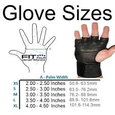 gym gloves size chart anotherhackedlife com