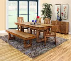 Hefner silver 5 piece dining set. Brownstone 4 Piece Dining Set With 2 Chairs And Bench Kane S Furniture